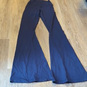 Offline By Aerie Hi Rise Flare Leggings Size Xs Navy Blue